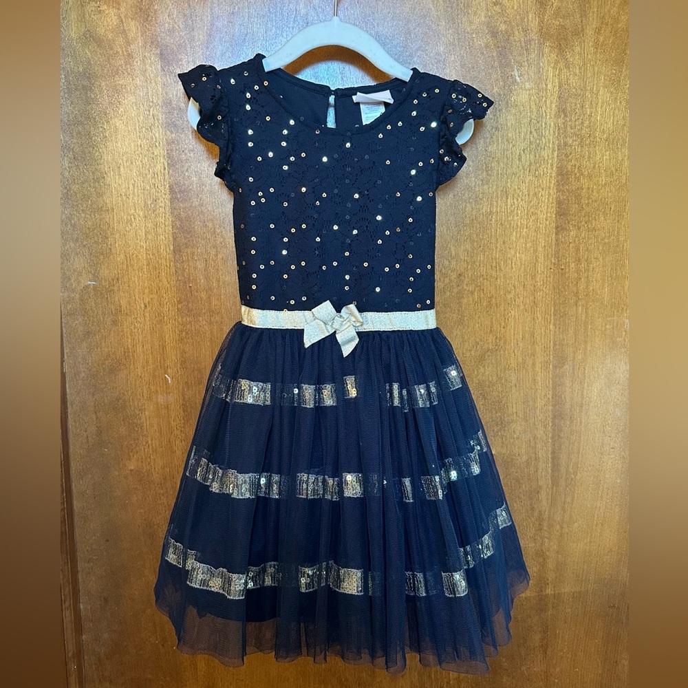 Girl’s Lace & Sequins Formal Dress